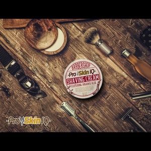 ProSkinIQ 6oz shaving cream BARBERSHOP scent